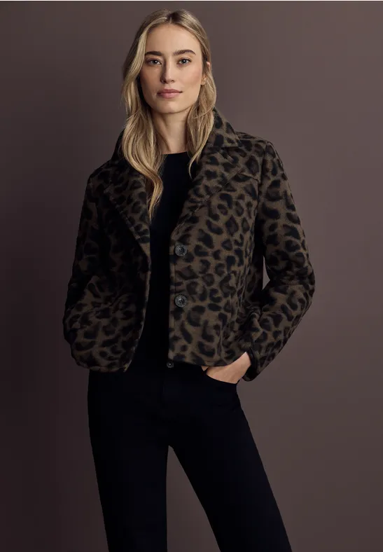 Cosy Leo Jacke Teddy Brown