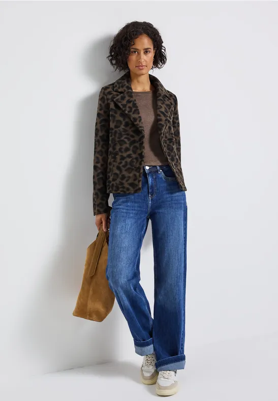 Cosy Leo Jacke Teddy Brown