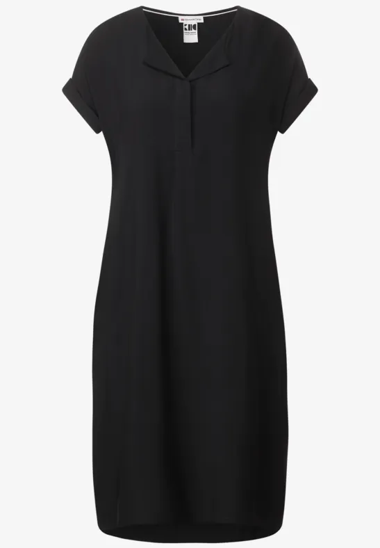 Kleid in Viskose Black
