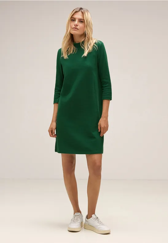 Shirtkleid in Unifarbe gentle green