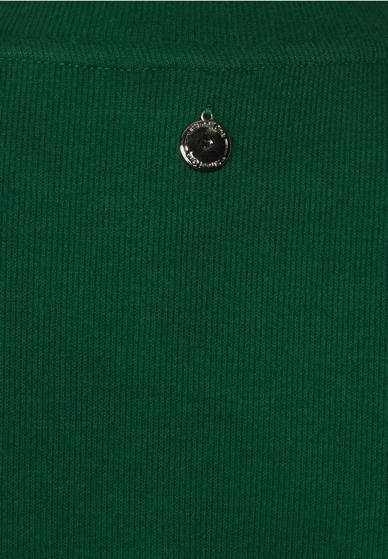 Shirtkleid in Unifarbe gentle green