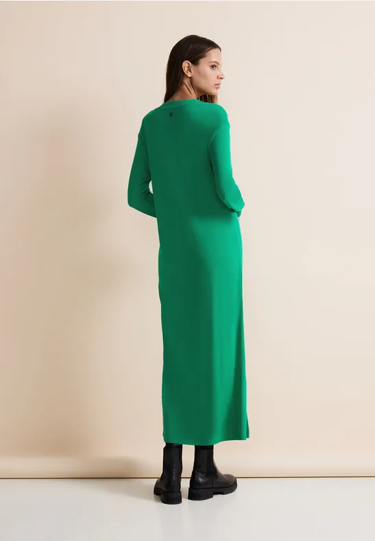 Strick Maxikleid fresh spring green