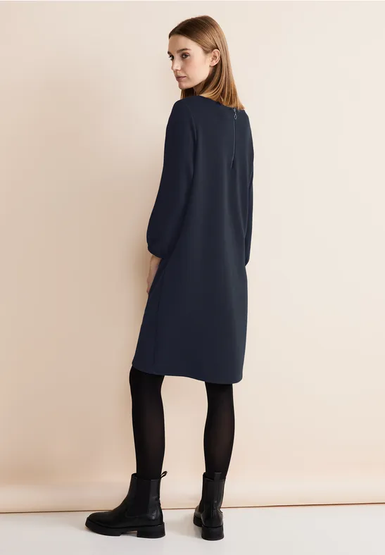 Ottoman jurk deep blue