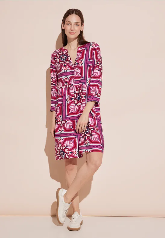 Tuniekjurk met print magnolia pink