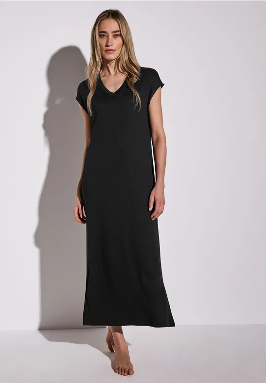 Gebreide jurk Black