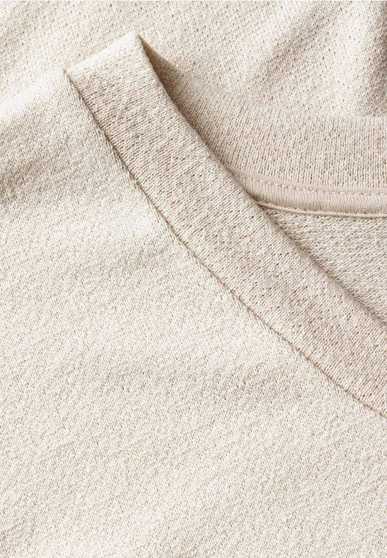 Strick-Look Kleid moonstone sand