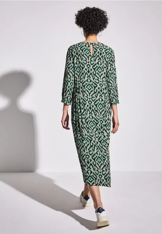 Robe imprimée hunter green