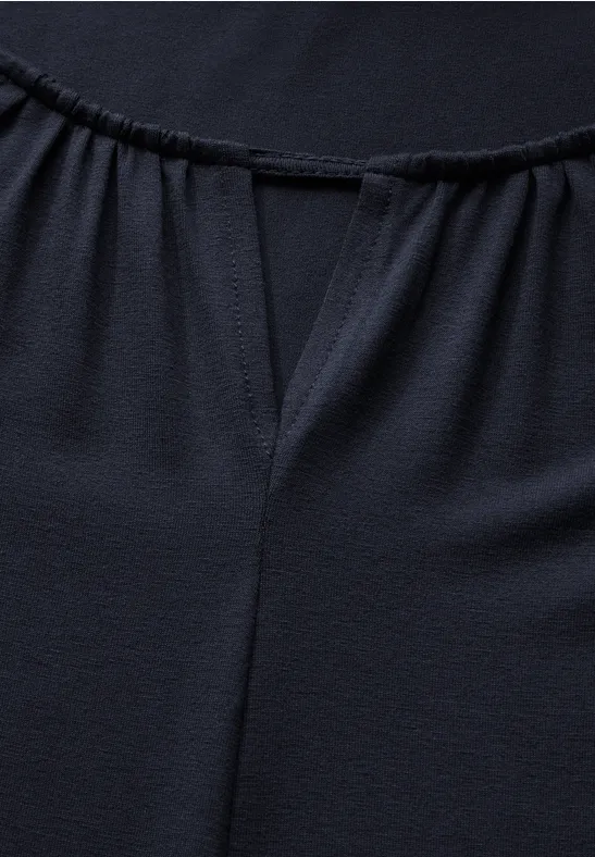 Jersey jurk deep blue