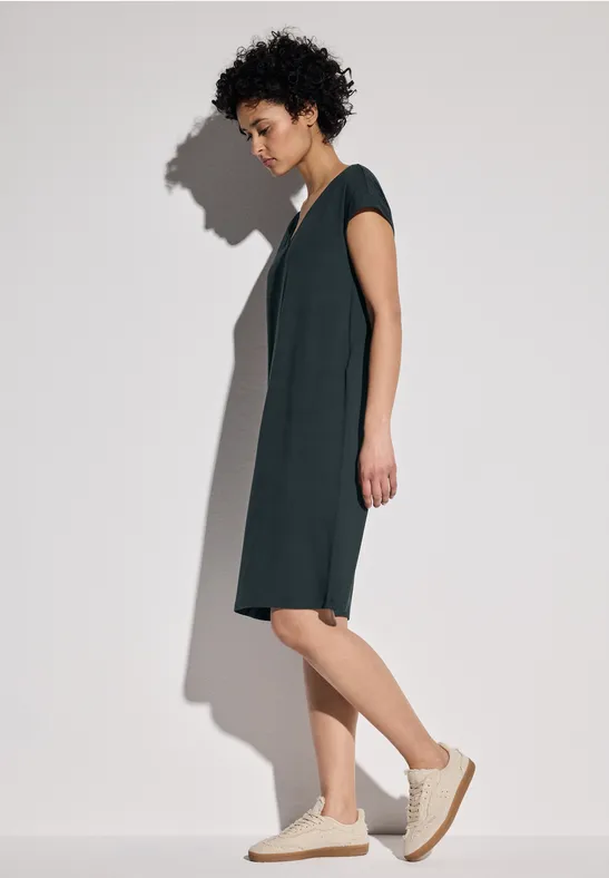 Jersey Kleid hunter green