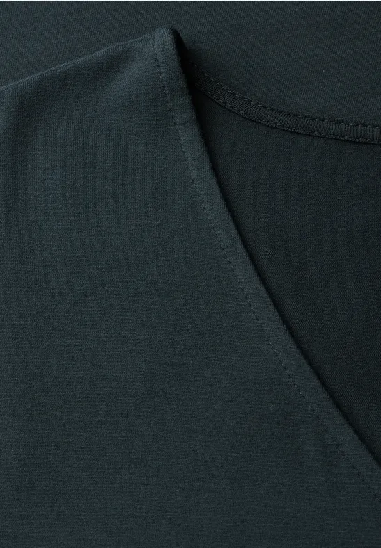 Jersey Kleid hunter green