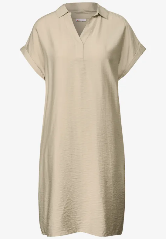 T-Shirt Kleid coastal beige