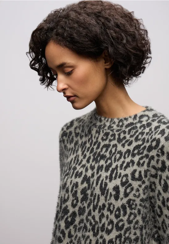 Robe t-shirt à motifs soft beige