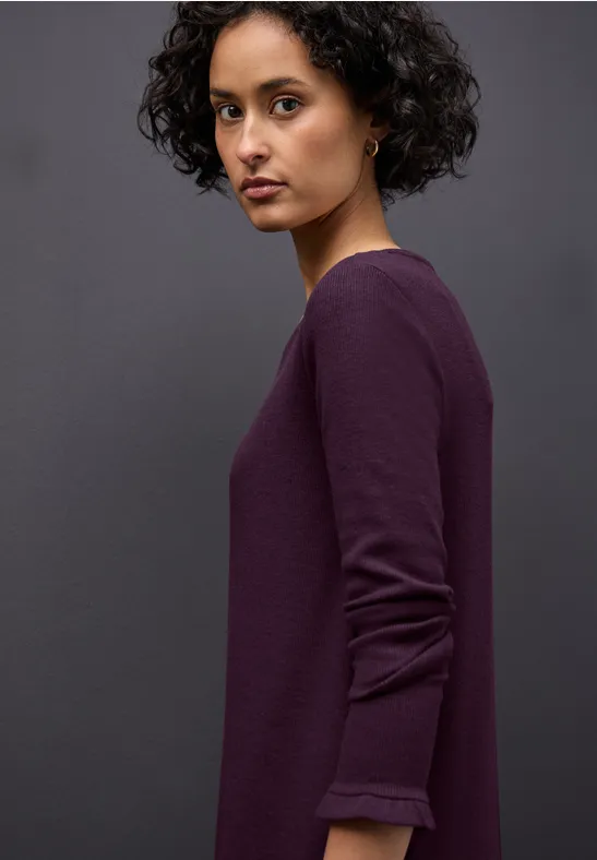 Geribde midi-jurk Jazz Berry