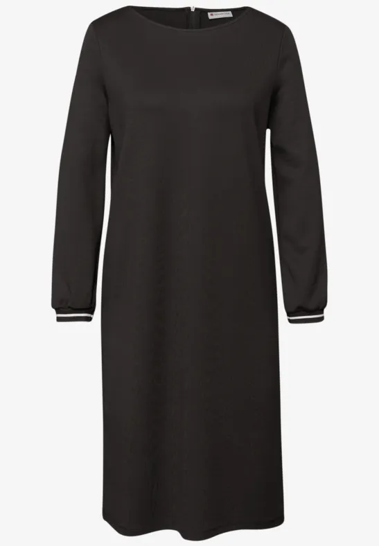 Jersey-Kleid darkest brown
