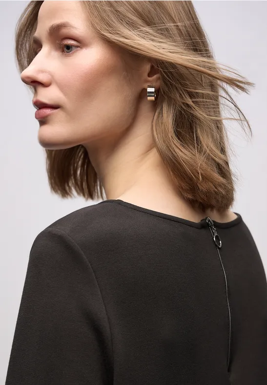 Jersey-Kleid darkest brown