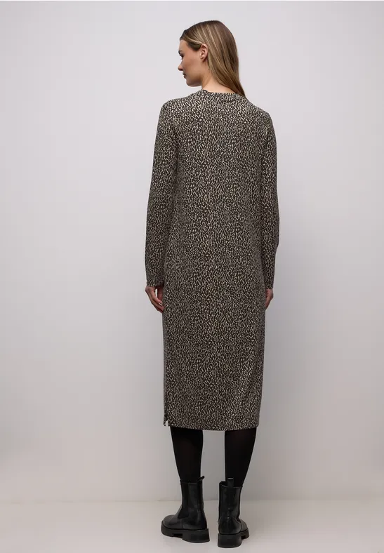 Midi-jurk molten earth