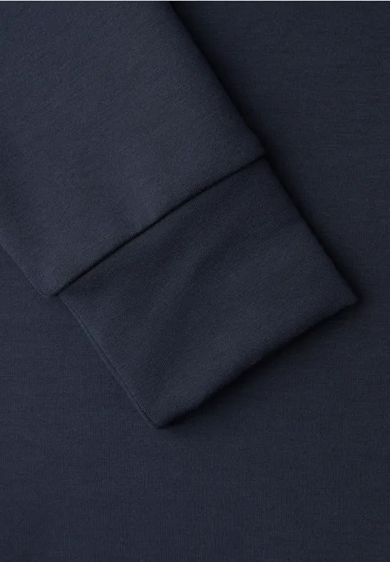 Jurk in effen kleur shadowed navy