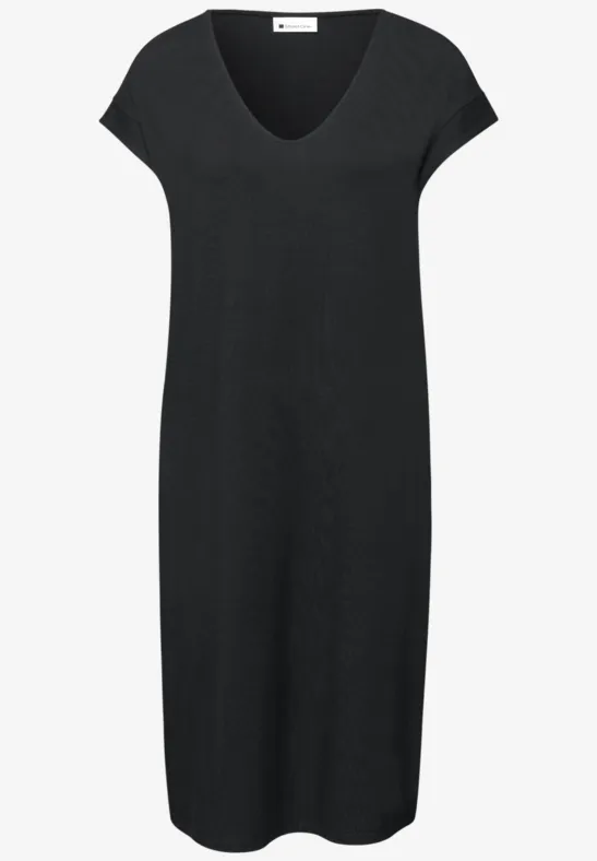 Knielanges Kleid aus Jersey pine grove green