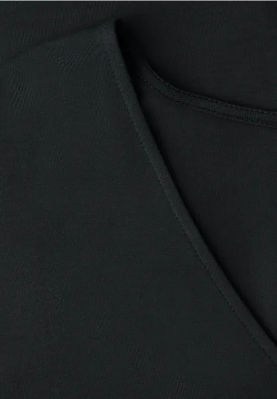 Knielanges Kleid aus Jersey pine grove green