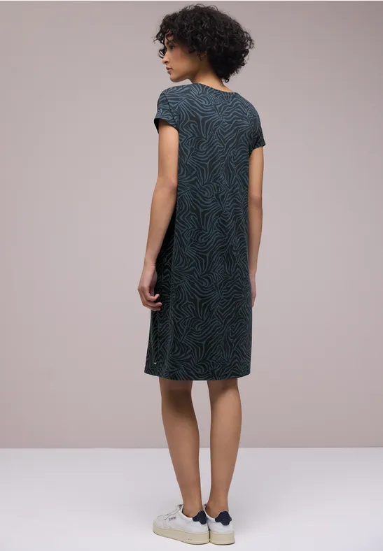 Jurk met patroon cool vintage green