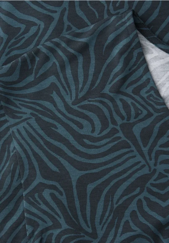 Jurk met patroon cool vintage green