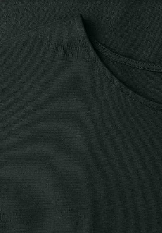 Robe en jersey mi-longue deep bound green