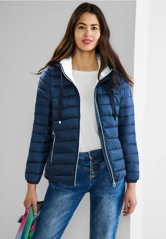 Leichte Jacke mit Zipper rich blue
