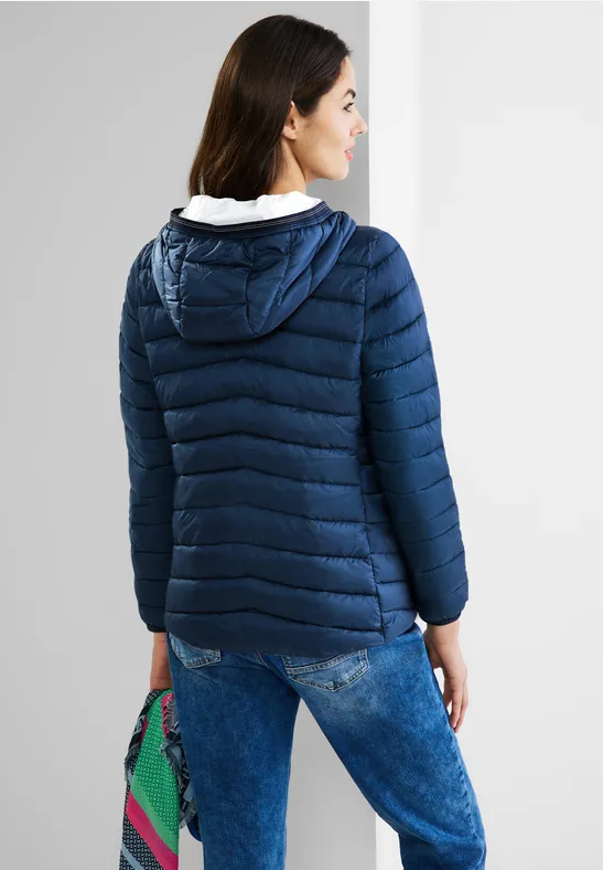 Leichte Jacke mit Zipper rich blue