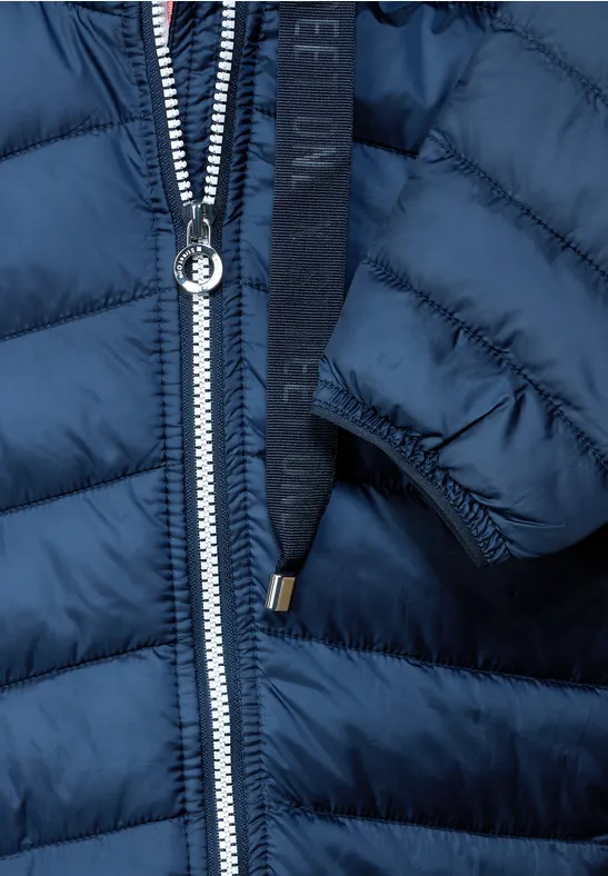 Leichte Jacke mit Zipper rich blue
