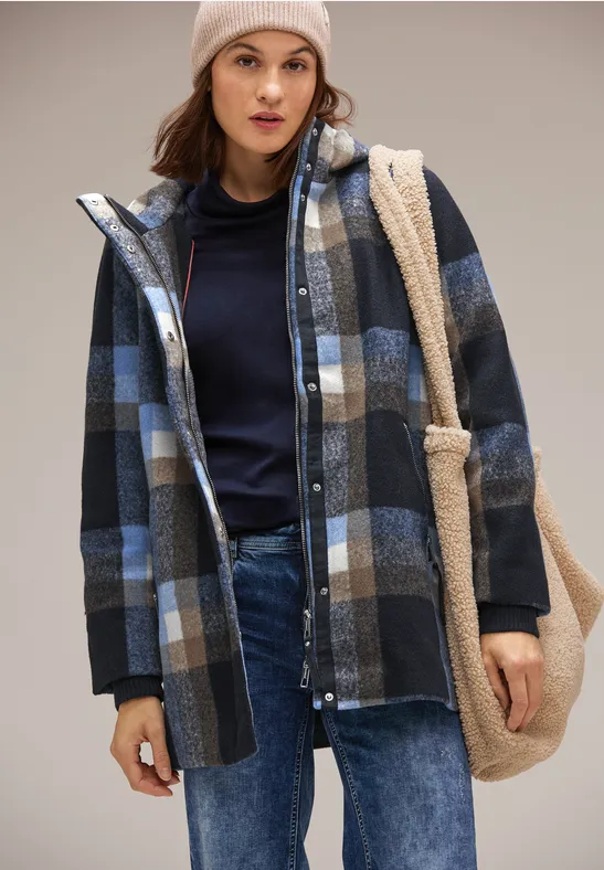 Hoodie Karojacke gravity blue