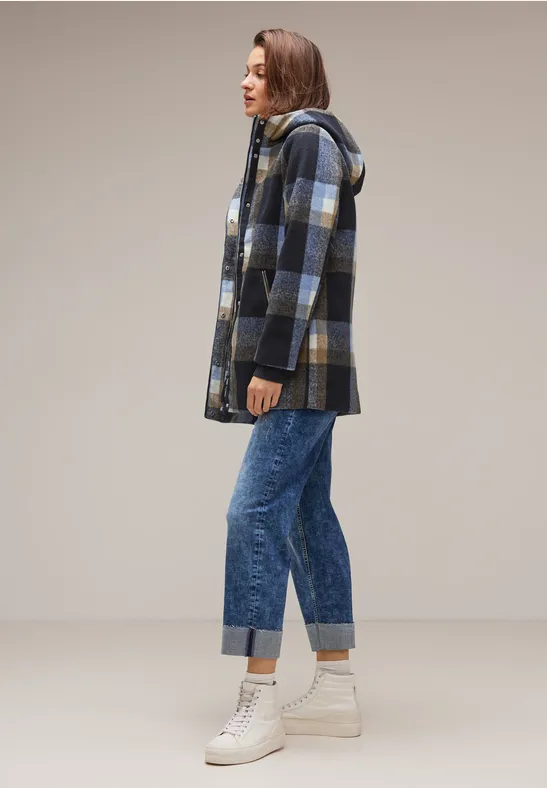 Hoodie Karojacke gravity blue