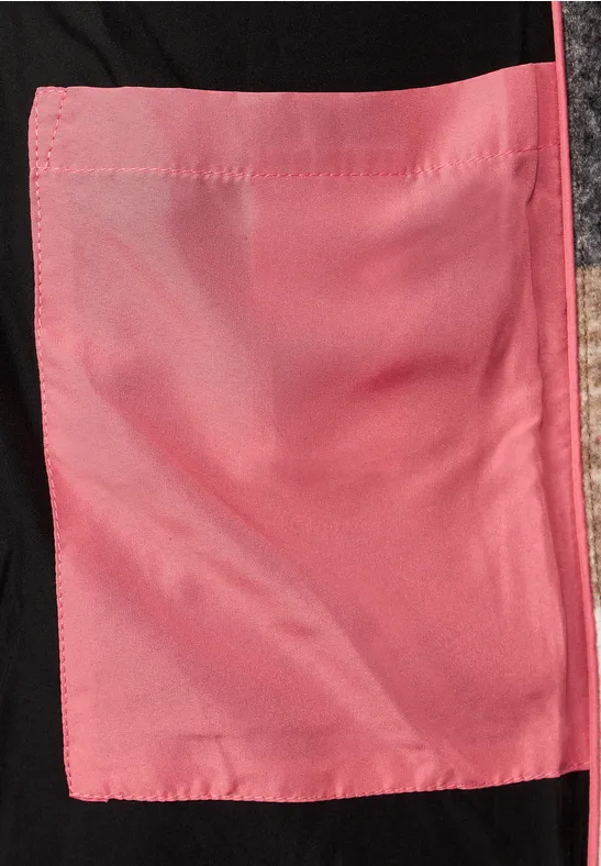 Hoodie Karojacke mit Kapuze rocky brown