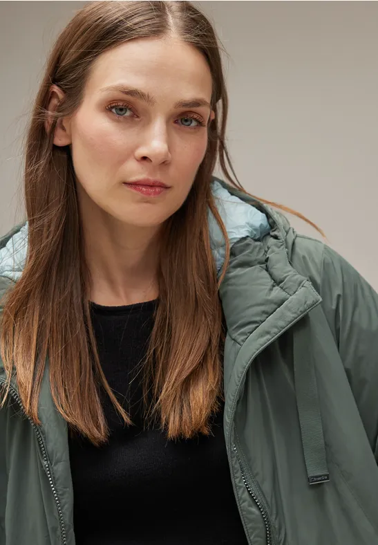 Parka mit 2-Wege Zipper verdant green