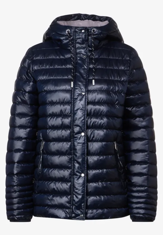 Veste matelassée courte gravity blue