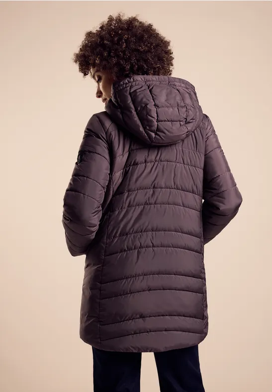 Veste matelassée berry brown