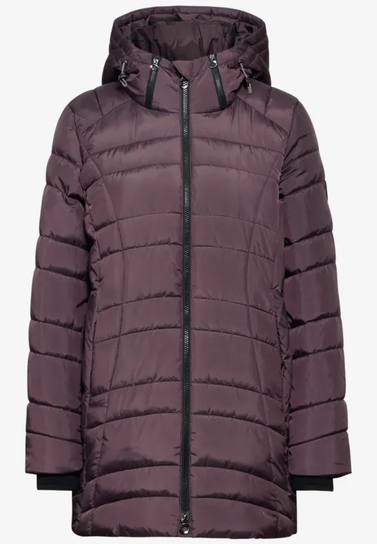 Veste matelassée berry brown