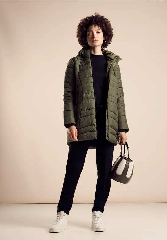 Veste matelassée winter moss green