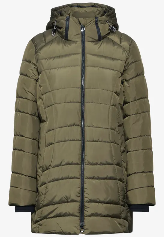 Veste matelassée winter moss green