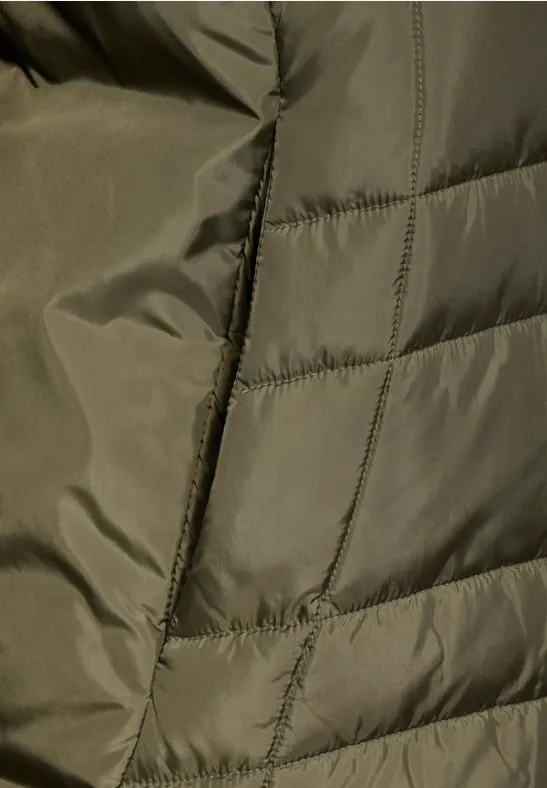 Veste matelassée winter moss green