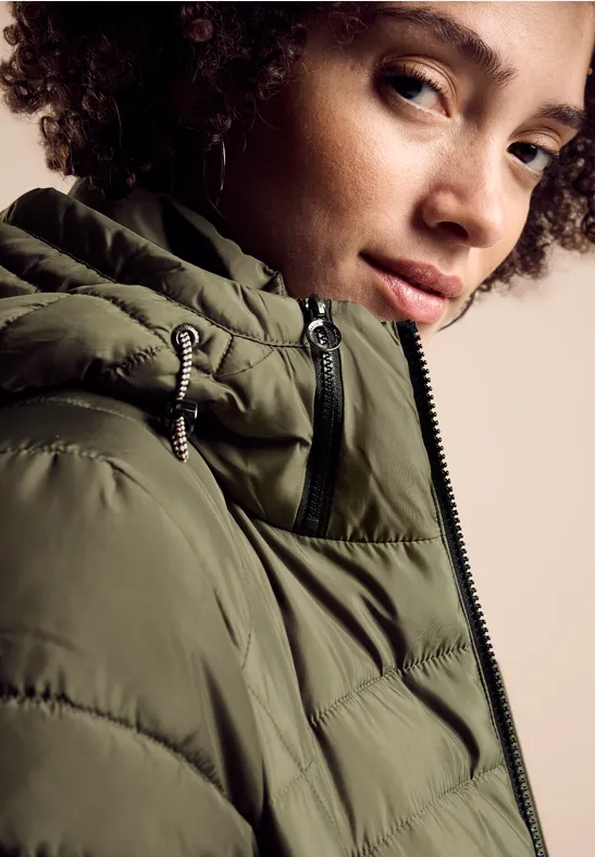 Veste matelassée winter moss green