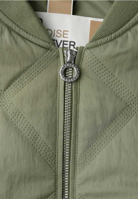 Blouson avec motif piqué summer khaki