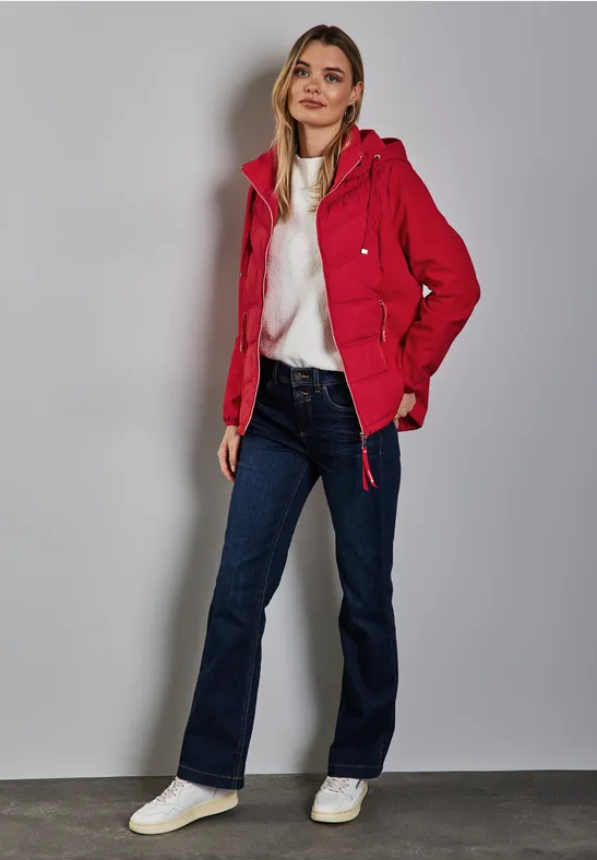 Veste softshell courte strong red