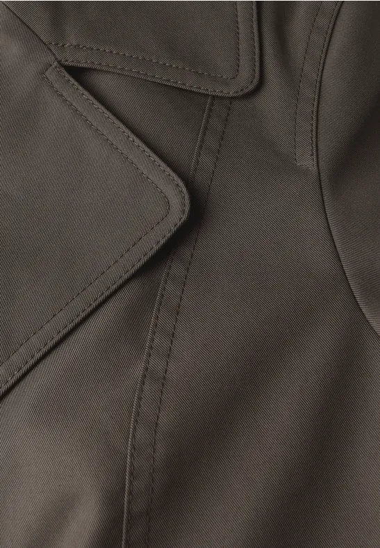 Kurzer Trenchcoat nomad brown