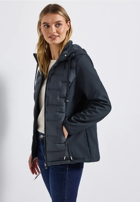 Veste softshell à structure mixte Obsidian Blue