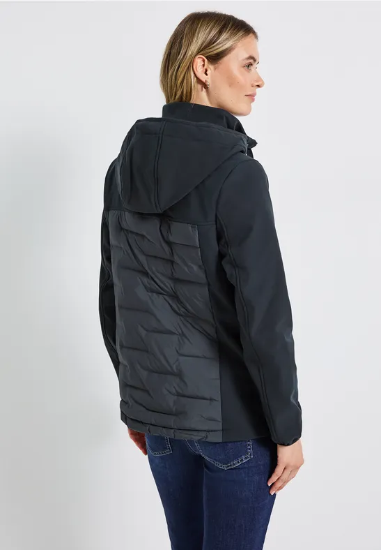 Veste softshell à structure mixte Obsidian Blue