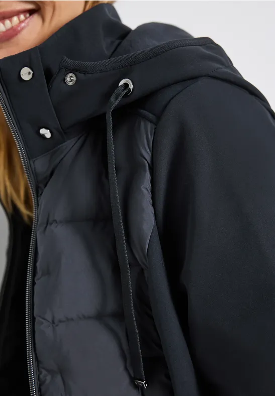 Veste softshell à structure mixte Obsidian Blue