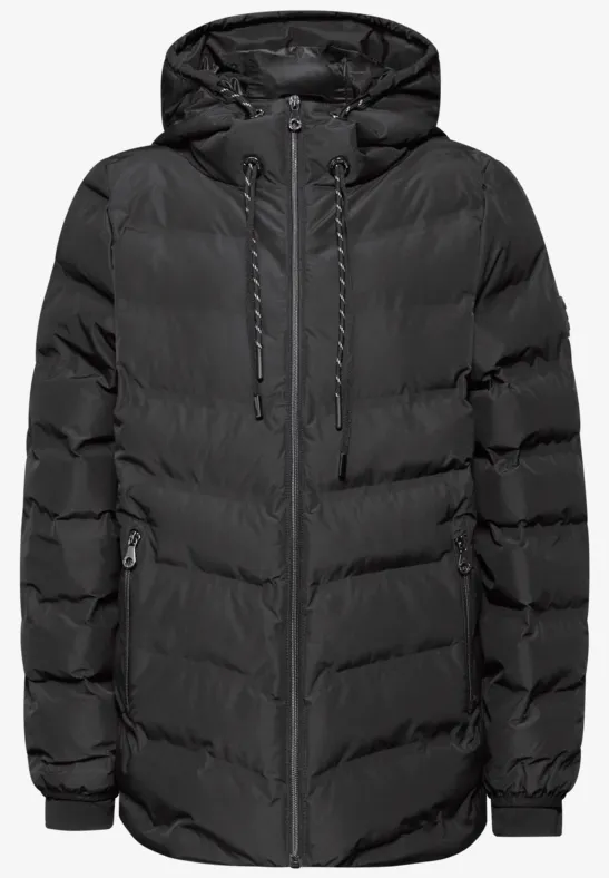 Veste avec coutures collées Black