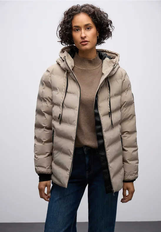Jacke mit geklebten Nähten Smooth Champagne