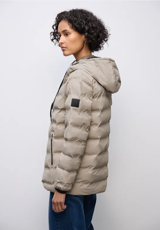 Jacke mit geklebten Nähten Smooth Champagne