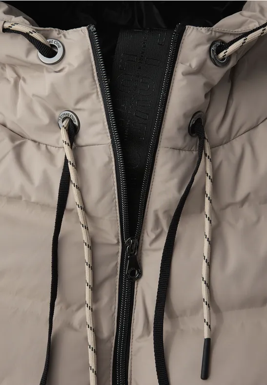 Jacke mit geklebten Nähten Smooth Champagne